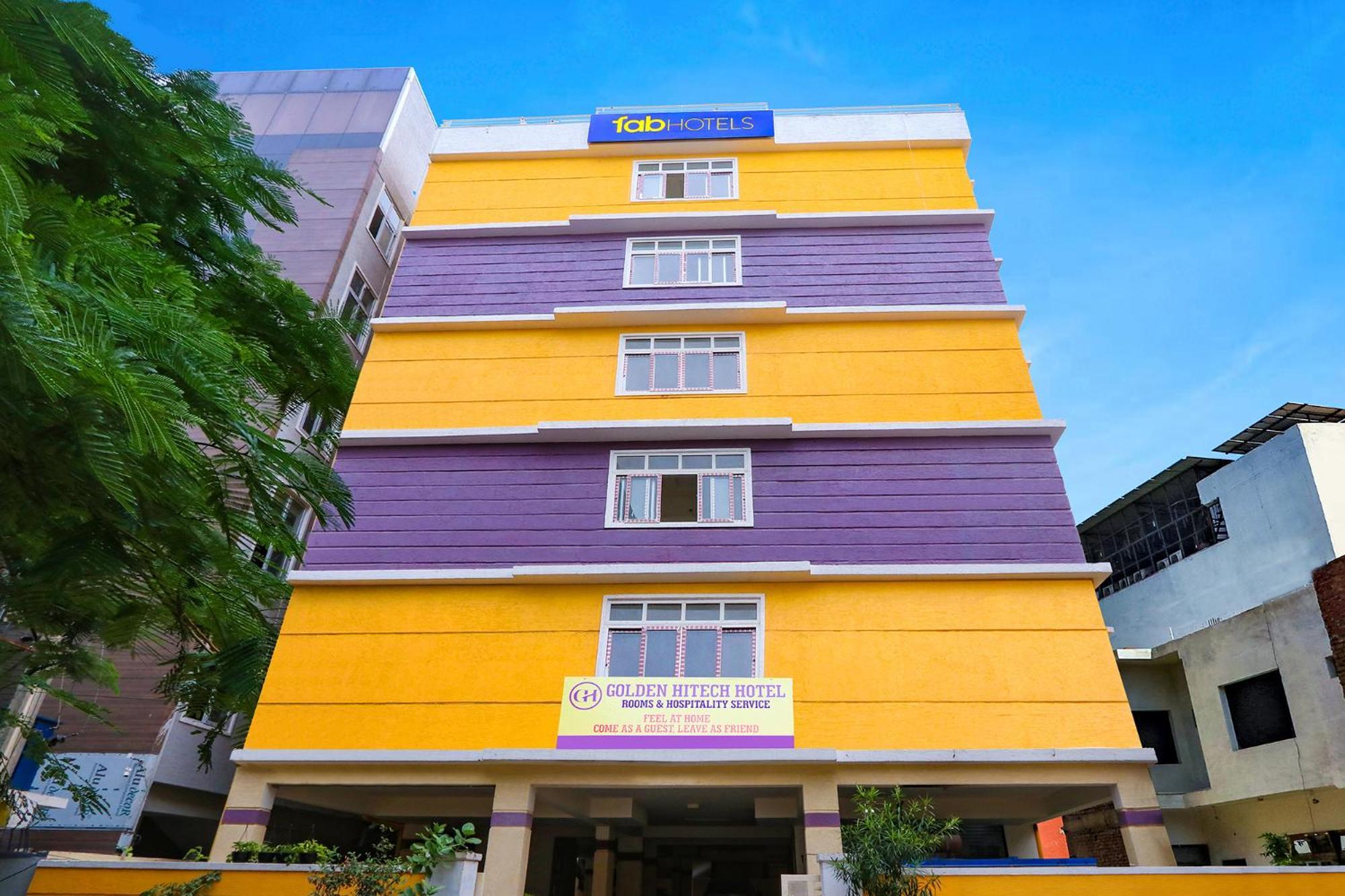 היידראבד Fabhotel Golden Hitech - Nr Hitech City מראה חיצוני תמונה